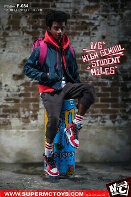 SuperMcToys:  1/6th Spider-Man Miles Morales F-084 High School Student