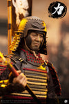 POPTOYS 1/6 POP-EX044 Ashigaru Trio First Bomb Li Ashigaru Saiga Helmet 100% Alloy  handmade armor