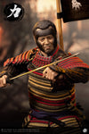 POPTOYS 1/6 POP-EX044 Ashigaru Trio First Bomb Li Ashigaru Saiga Helmet 100% Alloy  handmade armor