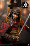 POPTOYS 1/6 POP-EX044 Ashigaru Trio First Bomb Li Ashigaru Saiga Helmet 100% Alloy  handmade armor