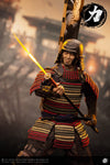POPTOYS 1/6 POP-EX044 Ashigaru Trio First Bomb Li Ashigaru Saiga Helmet 100% Alloy  handmade armor