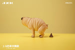 JXK 1/6 Pug Half Squat JXK122ABC