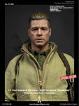 (RE ORDER) Facepoolfigure 1/6 US 2nd Armored Division Staff Sergeant Sherman Tank Commander FP009B