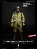 (RE ORDER) Facepoolfigure 1/6 US 2nd Armored Division Staff Sergeant Sherman Tank Commander FP009B