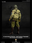 (RE ORDER) Facepoolfigure 1/6 US 2nd Armored Division Staff Sergeant Sherman Tank Commander FP009B