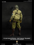 (RE ORDER) Facepoolfigure 1/6 US 2nd Armored Division Staff Sergeant Sherman Tank Commander FP009B