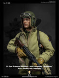(RE ORDER) Facepoolfigure 1/6 US 2nd Armored Division Staff Sergeant Sherman Tank Commander FP009B