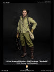 (RE ORDER) Facepoolfigure 1/6 US 2nd Armored Division Staff Sergeant Sherman Tank Commander FP009B