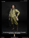 (RE ORDER) Facepoolfigure 1/6 US 2nd Armored Division Staff Sergeant Sherman Tank Commander FP009B