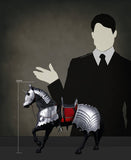 (RE ORDER) COOMODEL 1/6 SUPERALLOY -SERIES OF EMPIRES - GOTHIC ARMORED WAR HORSE SE117      