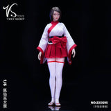 (RE ORDER) VSTOYS 1/6 Fox Spirit Miko Clothing Female Figure Costume blister card 22XG95 
